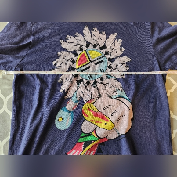 *Paul Smith Jeans Purple Graphic Tshirt Short Sleeve Size Small 100% Co… - Picture 7 of 10